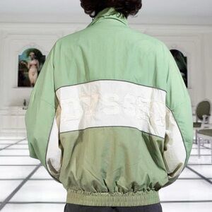 NWT Dumbgood x 2001: A Space Odyssey Green & Off-White Track Jacket — SMALL